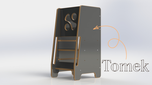 Kitchen Helper z Twoim napisem czarny