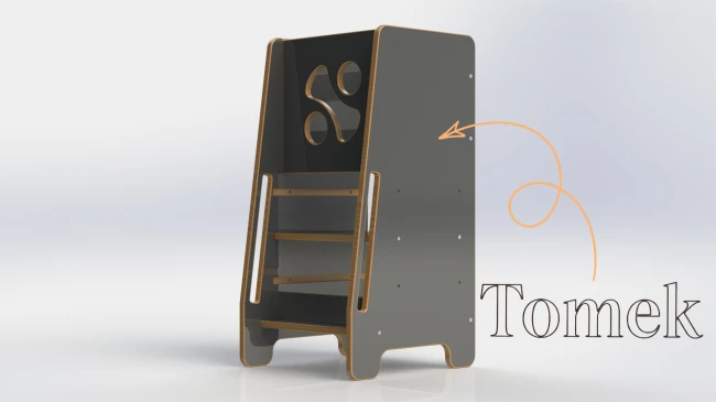 Kitchen Helper z Twoim napisem czarny