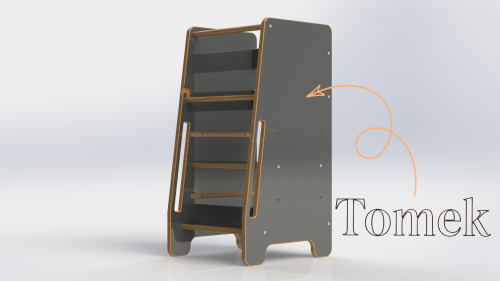 Kitchen Helper z Twoim napisem czarny