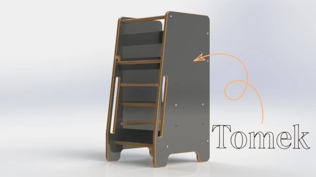 Kitchen Helper z Twoim napisem czarny
