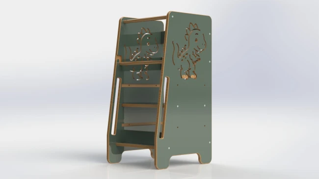 Kitchen Helper ZOO wycinany zielony
