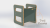 Krzesło zielone grawer