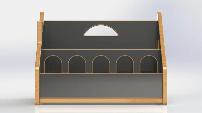 Biblioteczka czarna