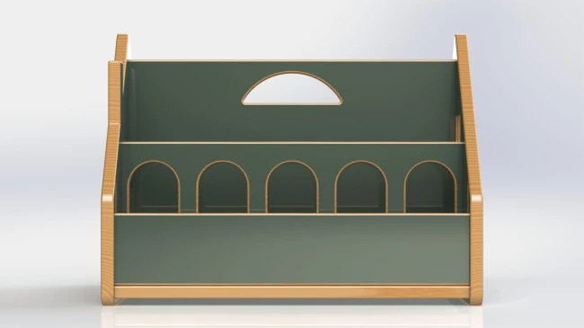 Biblioteczka zielona